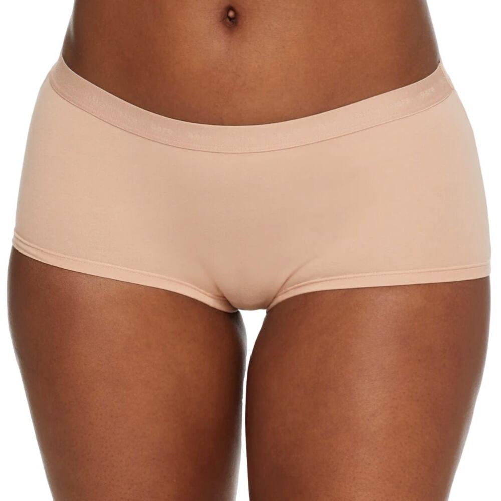 Bare Women's The Easy Everyday Cotton Boyshort in Hazel, Size XL